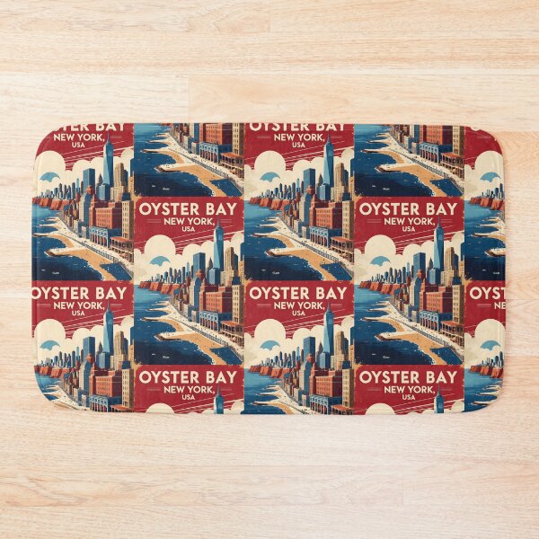 Item preview, Oyster Bay New York 1950s USA Vintage Travel Tourism designed and sold by TravelersGems.