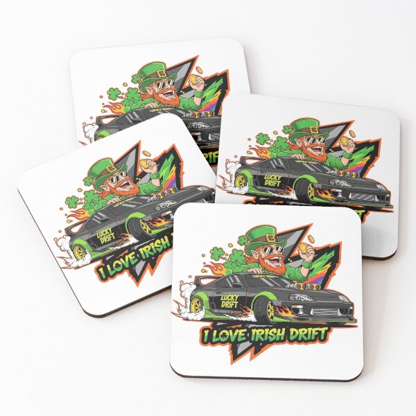Item preview, Lucky Coin Leprechaun Drift Car designed and sold by pixelprodigy04.
