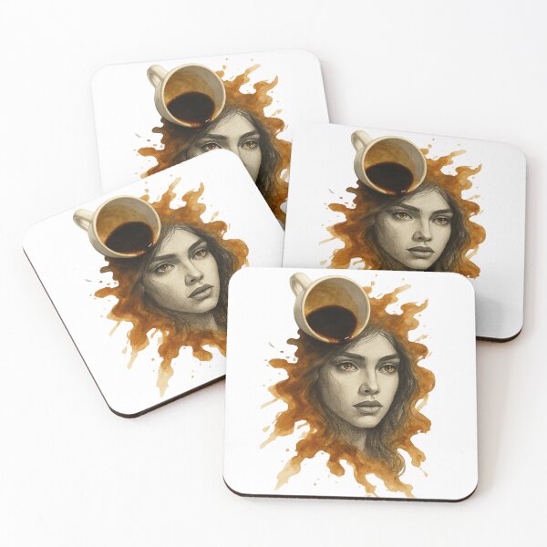 Item preview, Coffee Art Portrait designed and sold by Aise06.