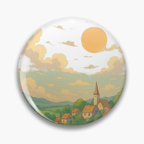 Item preview, Lost in Nature – Anime Countryside Landscape designed and sold by NuboDesigns.