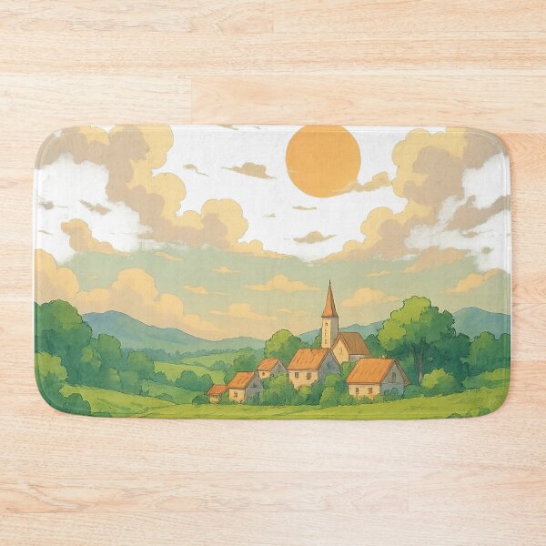 Item preview, Lost in Nature – Anime Countryside Landscape designed and sold by NuboDesigns.