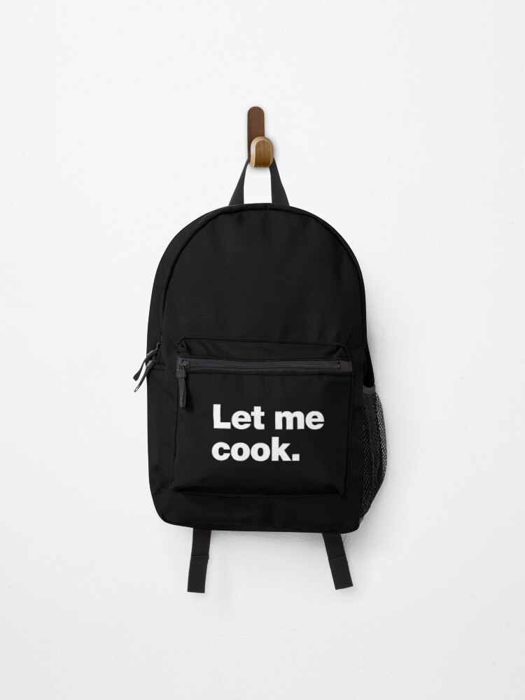 Thumbnail 1 of 3, Backpack, Let Me Cook. designed and sold by chestify.