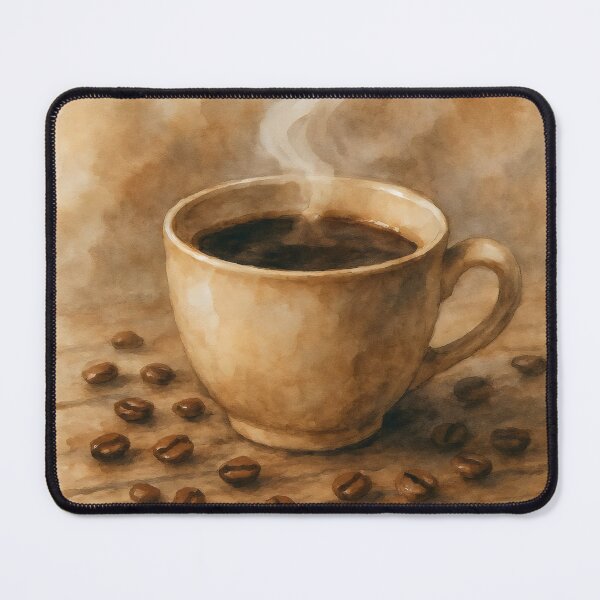 Item preview, Morning Brew: Rustic Coffee Watercolor designed and sold by Coffee Lifestyle.