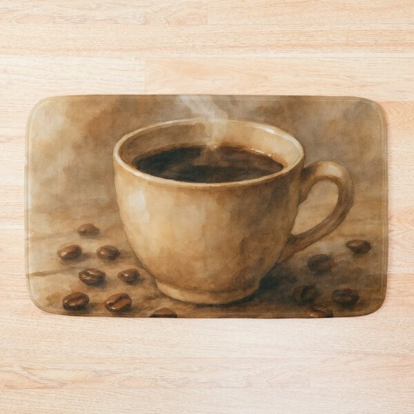 Item preview, Morning Brew: Rustic Coffee Watercolor designed and sold by Lyssarien.