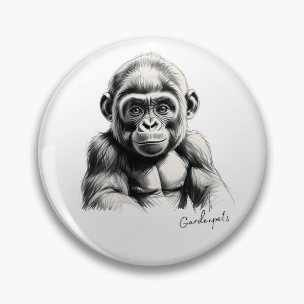 Item preview, Cute monkey for Gardenpets designed and sold by Gardenpets.