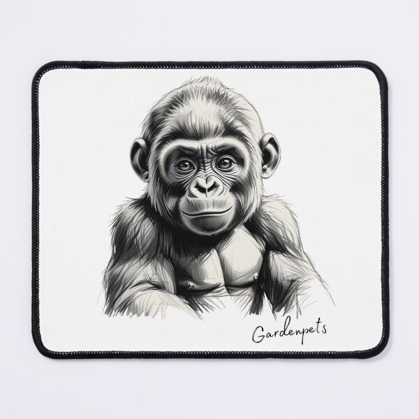 Item preview, Cute monkey for Gardenpets designed and sold by Gardenpets.