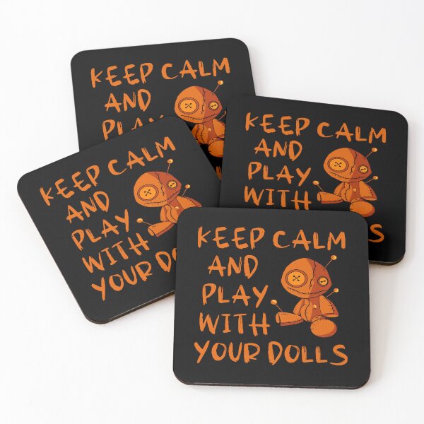 Item preview, Keep Calm and Play with your Dolls Halloween Cheeky Witch® designed and sold by cheekywitch.