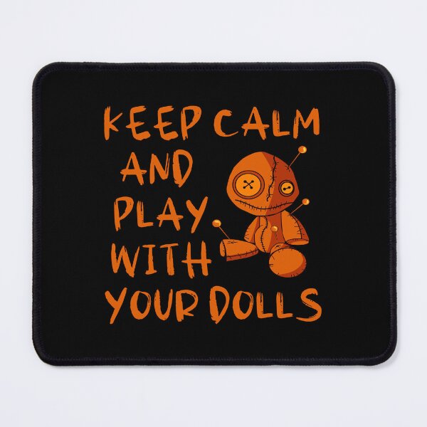 Item preview, Keep Calm and Play with your Dolls Halloween Cheeky Witch® designed and sold by cheekywitch.