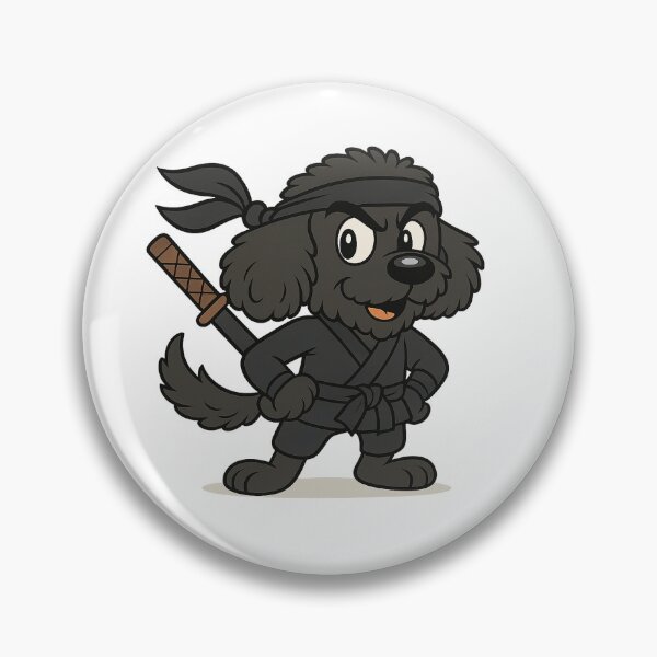 Item preview, Cavoodle Ninja (Black) designed and sold by Zeal-Dark.