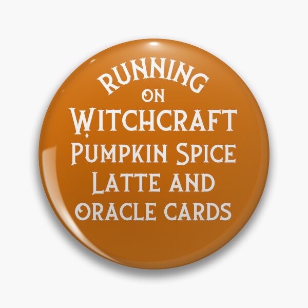 Artikelvorschau, Laufen mit Hexerei, Pumpkin Spice Latte und Orakelkarten Cheeky Witch® entworfen und verkauft von cheekywitch.