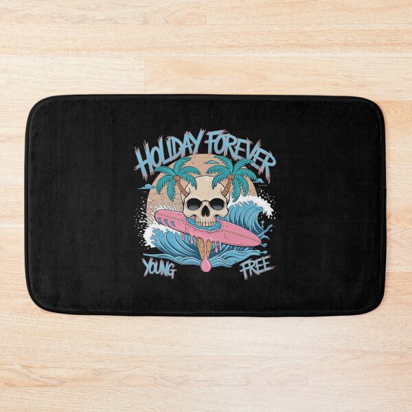 Item preview, Holiday Forever Skull Surf designed and sold by PhilllandArt.