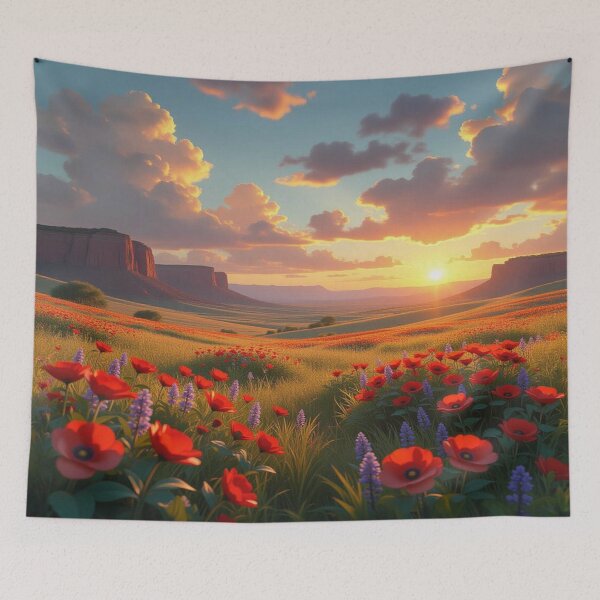 Item preview, Sunset Dreams & Poppies Magic – Nature’s Poetry in Light and Color designed and sold by FotoworldEdel.