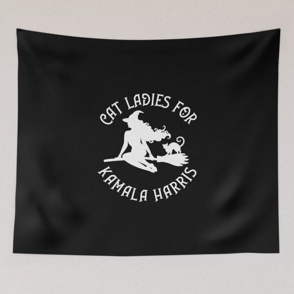 Item preview, Cat Ladies for Kamala Harris Wiccan Pagan Cheeky Witch® designed and sold by cheekywitch.