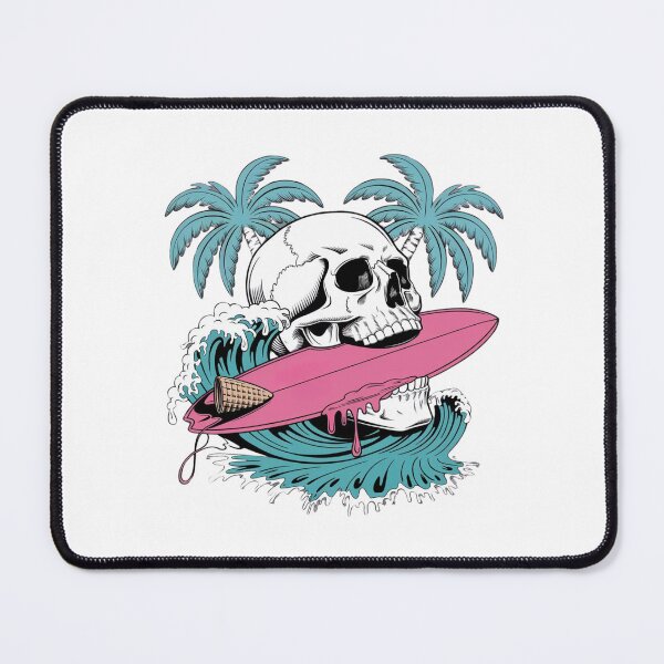 Item preview, Skull Surf Ice Wave designed and sold by PhilllandArt.