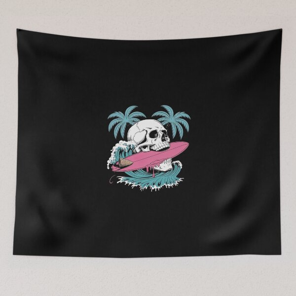 Item preview, Skull Surf Ice Wave designed and sold by PhilllandArt.