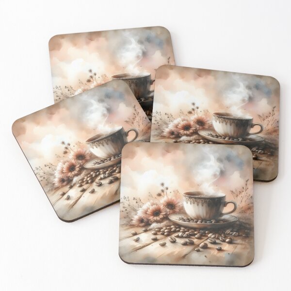 Item preview, Vintage Brew & Blossoms designed and sold by Coffee Lifestyle.