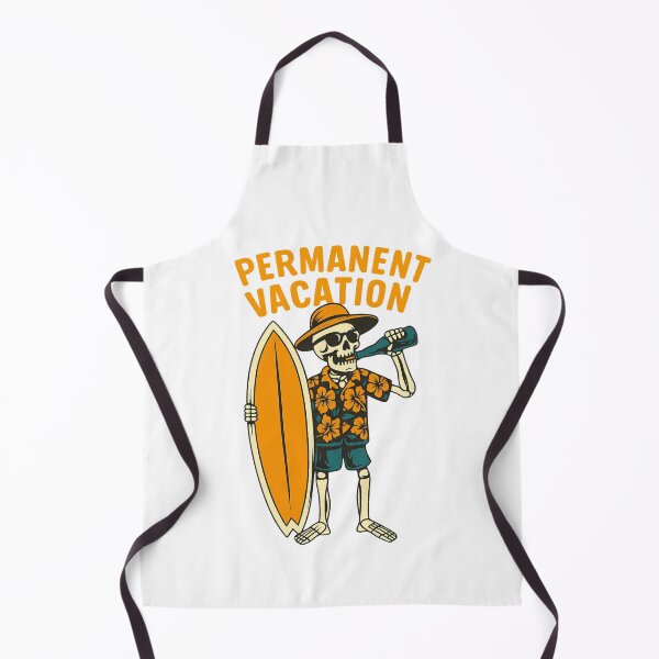 Item preview, Permanent Vacation – Skeleton Beach Vibes Design designed and sold by PhilllandArt.