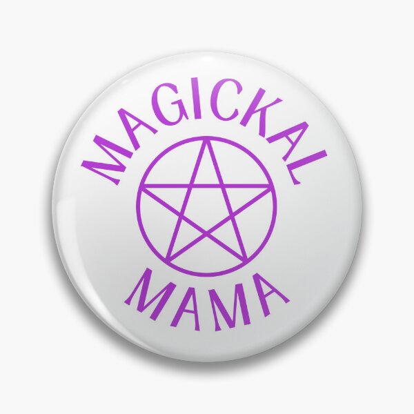 Artikelvorschau, Magickal Mama mit lila Pentagramm Cheeky Witch® entworfen und verkauft von cheekywitch.