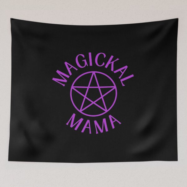 Item preview, Magickal Mama with Purple Pentacle Cheeky Witch® designed and sold by cheekywitch.