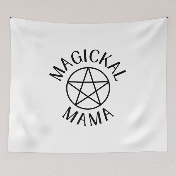 Item preview, Magickal Mama with Black Pentacle Cheeky Witch® designed and sold by cheekywitch.