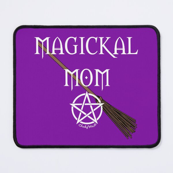 Item preview, Magickal Mom Pentacle Broomstick Wiccan Pagan Mother's Day Cheeky Witch® designed and sold by cheekywitch.