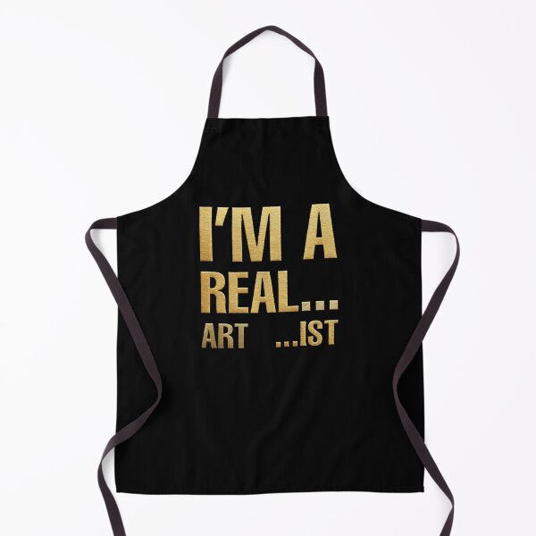 Item preview, I'm Real... Art ...ist (Gold Embroidery for Artist) designed and sold by CreArtorium.