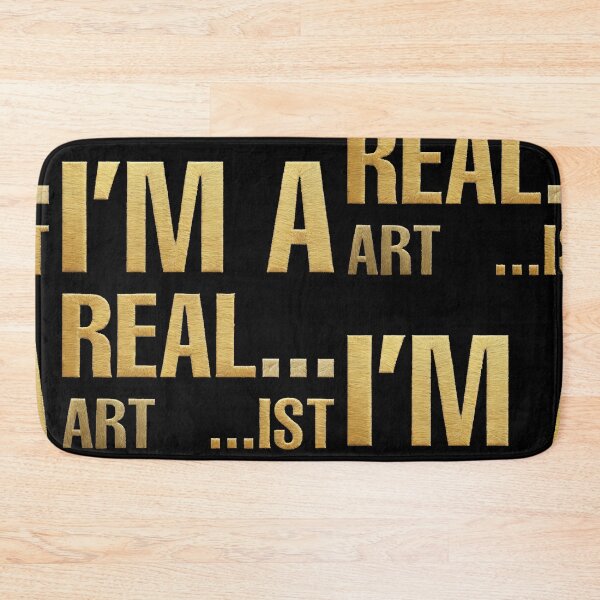 Item preview, I'm Real... Art ...ist (Gold Embroidery for Artist) designed and sold by CreArtorium.