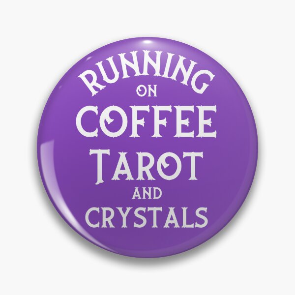 Item preview, Running on Coffee, Tarot and Crystals Cheeky Witch® designed and sold by cheekywitch.