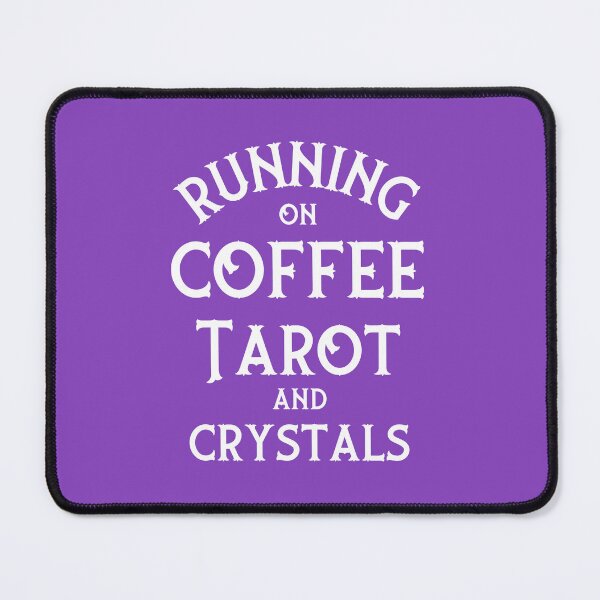 Item preview, Running on Coffee, Tarot and Crystals Cheeky Witch® designed and sold by cheekywitch.