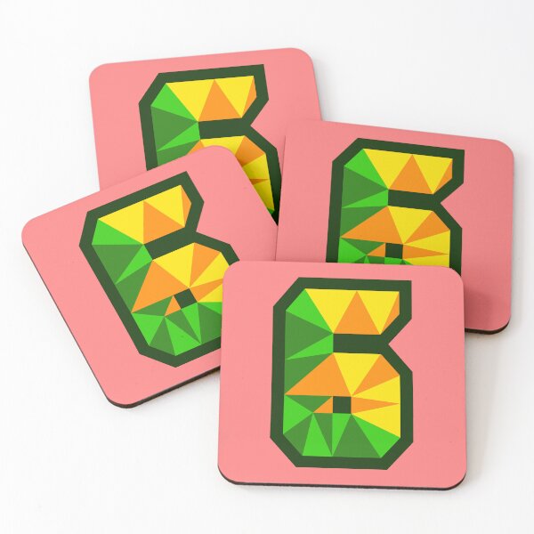 Item preview, My Type “6” Number in Citrus Theme designed and sold by Artwork by Daniel Adams.