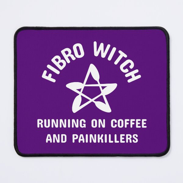 Item preview, Fibro Witch Running on Coffee and Painkillers Cheeky Witch® designed and sold by cheekywitch.