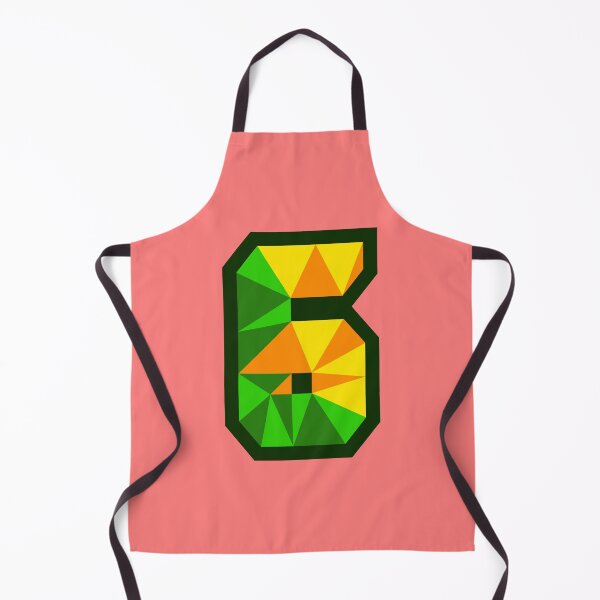 Item preview, My Type “6” Number in Citrus Theme designed and sold by Artwork by Daniel Adams.