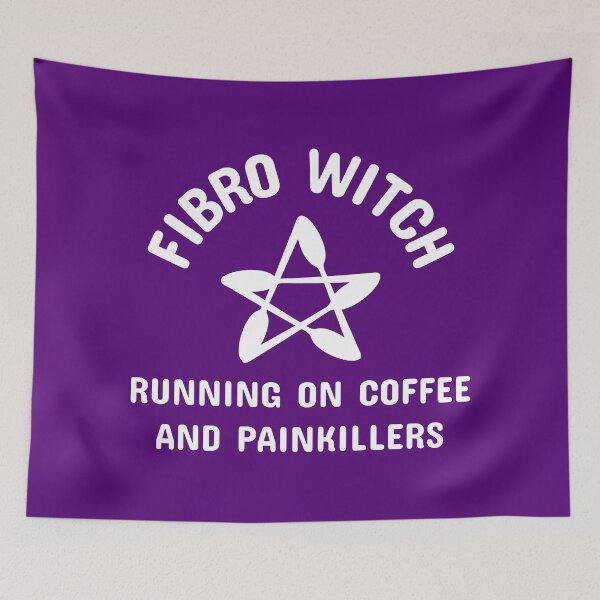 Item preview, Fibro Witch Running on Coffee and Painkillers Cheeky Witch® designed and sold by cheekywitch.