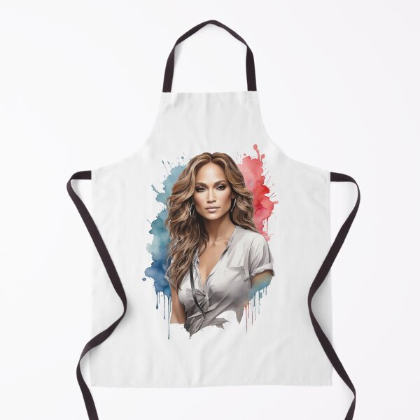 Artikelvorschau, Jennifer Lopez Aquarell Portrait | JLo Promi Fan Art Geschenk entworfen und verkauft von TakeOnline247.