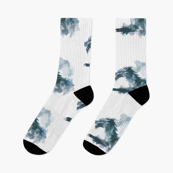 Item preview, Grim emerald green dragon in smoke abstract designed and sold by LiskoDesign.