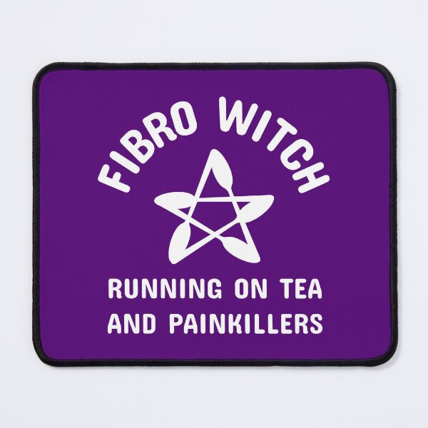 Item preview, Fibro Witch Running on Tea and Painkillers Cheeky Witch® designed and sold by cheekywitch.