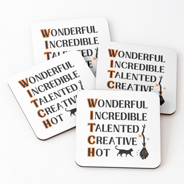 Item preview, Wonderful W.I.T.C.H. Fun Wiccan Pagan Cheeky Witch® designed and sold by cheekywitch.