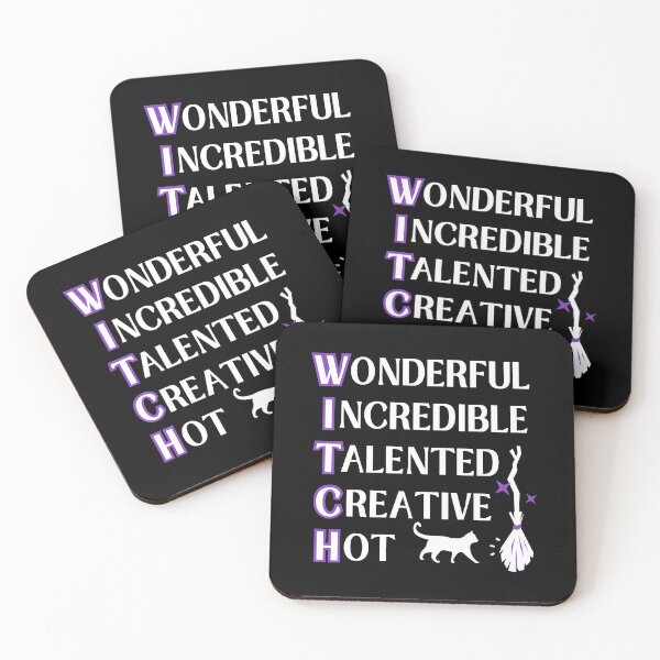 Item preview, Wonderful W.I.T.C.H. Fun Wiccan Pagan Cheeky Witch® designed and sold by cheekywitch.