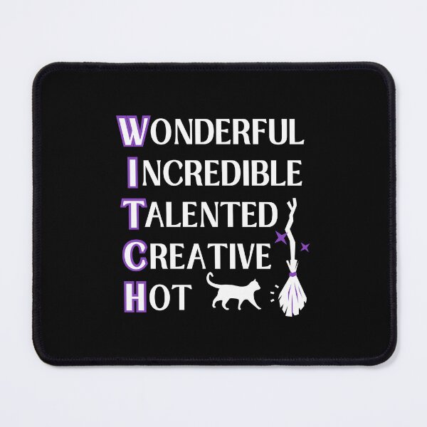 Item preview, Wonderful W.I.T.C.H. Fun Wiccan Pagan Cheeky Witch® designed and sold by cheekywitch.