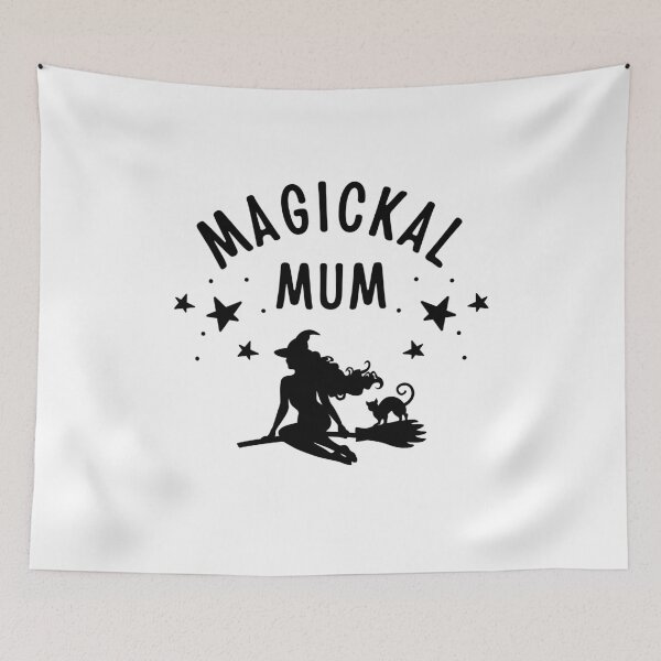 Item preview, Magickal Mum Witch and Cat Mother's Day Cheeky Witch® designed and sold by cheekywitch.