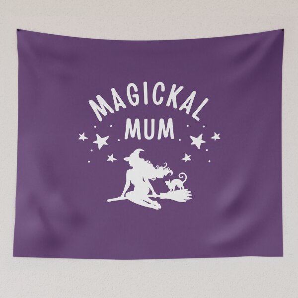 Item preview, Magickal Mum Witch and Cat Mother's Day Cheeky Witch® designed and sold by cheekywitch.