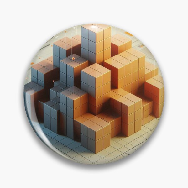 Item preview, 3D Rendered Cubes Over Flat Illustration – Modern Geometric Digital Art designed and sold by ashokreddy343.