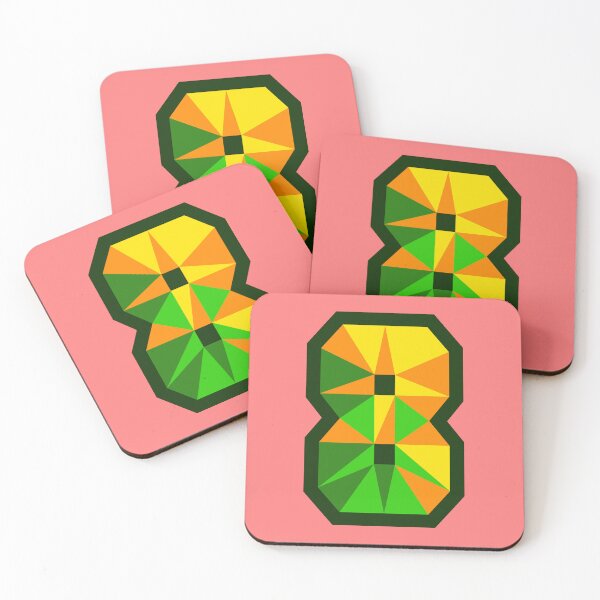Item preview, My Type “8” Number in Citrus Theme designed and sold by Artwork by Daniel Adams.