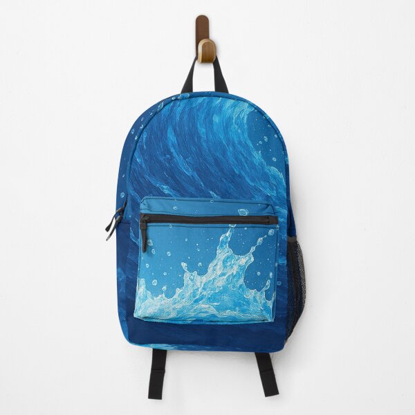 Item preview, Powerful wave in sea blue designed and sold by Sigtrix.