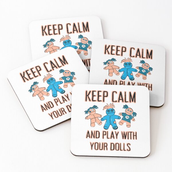 Item preview, Keep Calm and Play With Your Dolls Cheeky Witch® designed and sold by cheekywitch.