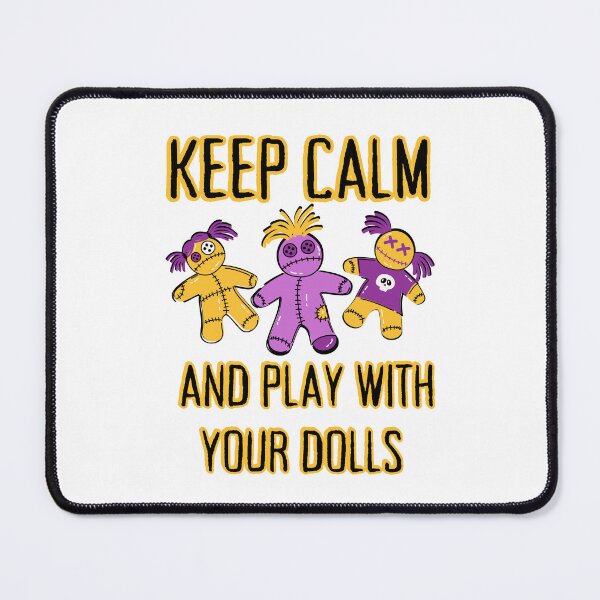 Item preview, Keep Calm and Play With Your Dolls Cheeky Witch® designed and sold by cheekywitch.