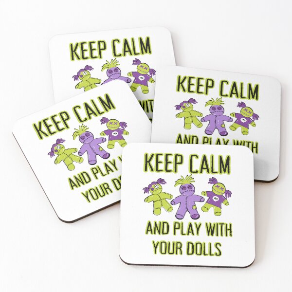 Item preview, Keep Calm and Play With Your Dolls Cheeky Witch® designed and sold by cheekywitch.