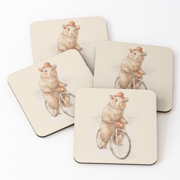 Item preview, Vintage Rabbit on Bicycle – Cute Retro Illustration designed and sold by collectees1.