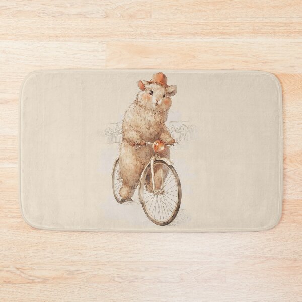 Item preview, Vintage Rabbit on Bicycle – Cute Retro Illustration designed and sold by collectees1.