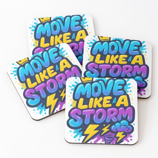 Item preview, Move Like a Storm Bubble designed and sold by RedHow.